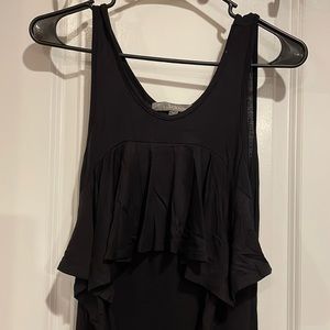 Black Sundress with Tiered Detail